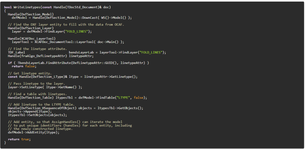 Open Cascade's XDE for DXF drawing generator - Open Cascade